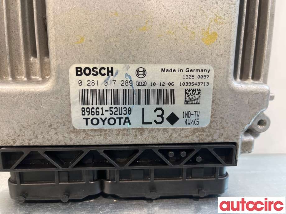Styreenhet motor til Toyota Urban Cruiser 2009-2014  (TOYOTA|8966152U30|0281017289|89661-52U30)