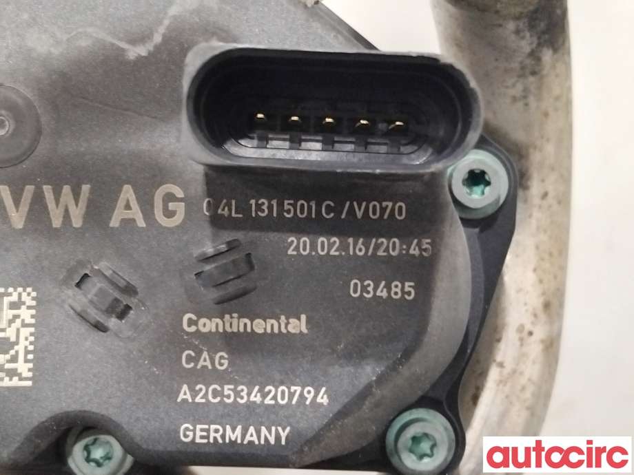 EGR-ventil til VW Tiguan 2016-2020 (Type II, Fase 1) (VOLKSWAGEN|04L131512BQ|A2C53420794|04L131501C)