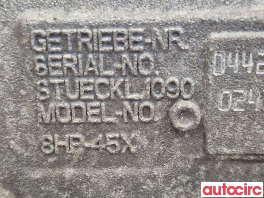 Girkasse automat til BMW 3-Serie 2012-2018 (F30/F31/F34) (F30/F31/F34) (BMW|24009487557|GA8HP45X|24008614200)