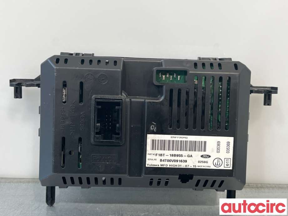 Multimedia display (MCU - Media Controller Unit) til Ford Fiesta 2013-2017 (Type VI, Fase 2)  (FORD|2015325||F1BT-18B955-GA)