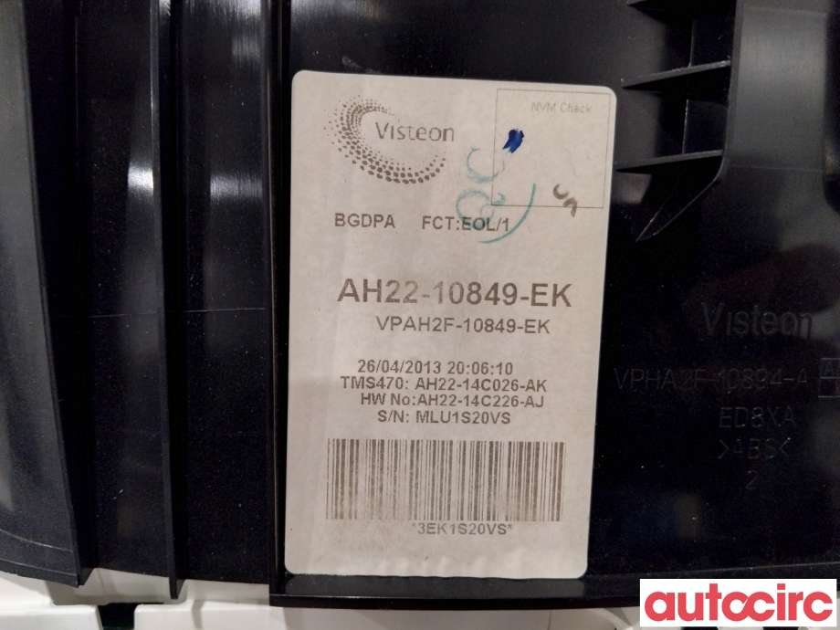 Instrumentpanel til Land Rover Discovery 2009-2017 (Type IV) (LAND-ROVER|LR027896|AH22-10849-EK|LR081846)