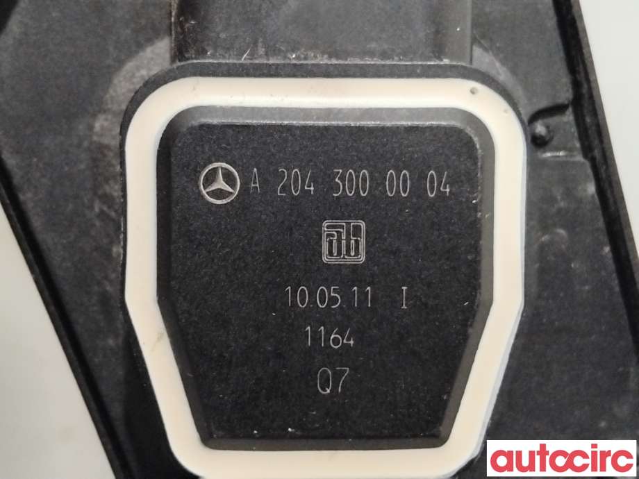 Pedal gass til Mercedes C-Klasse 2011-2014 (Fase 2) (W204) (W204) (MERCEDES|A2043000004||A2223000900)