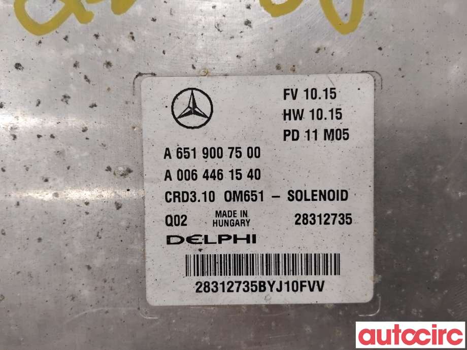 Styreenhet motor til Mercedes C-Klasse 2011-2014 (Fase 2) (W204) (W204) (MERCEDES|A6519007500|28312735)