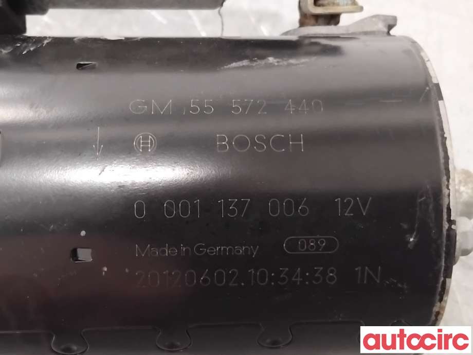 Starter til Opel Mokka 2012-2016 (Type I, Fase 1)  (OPEL|25194650|0001137006|55572440)