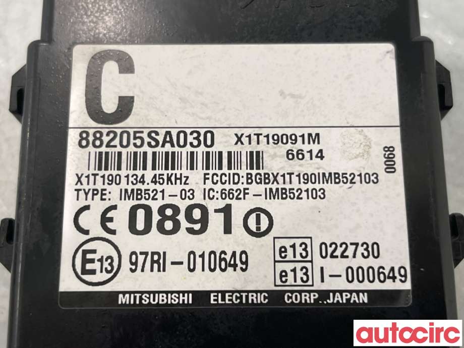 Styreenhet diverse til Subaru Forester 2005-2008 (Type II, Fase 2)  (SUBARU|88205SA030|IMB521-03)