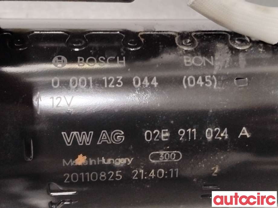 Starter diesel til Škoda Octavia 2009-2013 (Type II, Fase 2)  (SKODA|02E911024AX|0001123044|02E911024A)