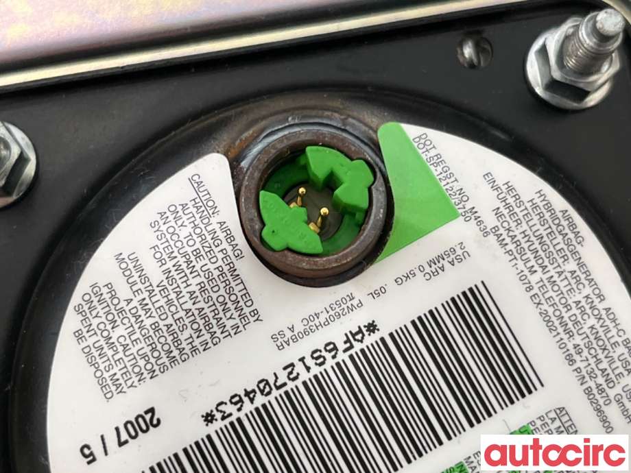 Airbag rattpute til Hyundai Getz 2002-2009  (HYUNDAI|569001C600WK||569001C600)