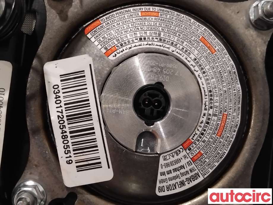 Airbag rattpute til Kia Soul 2014-2019 (Type II)  (KIA|56900E4000|E456900010)