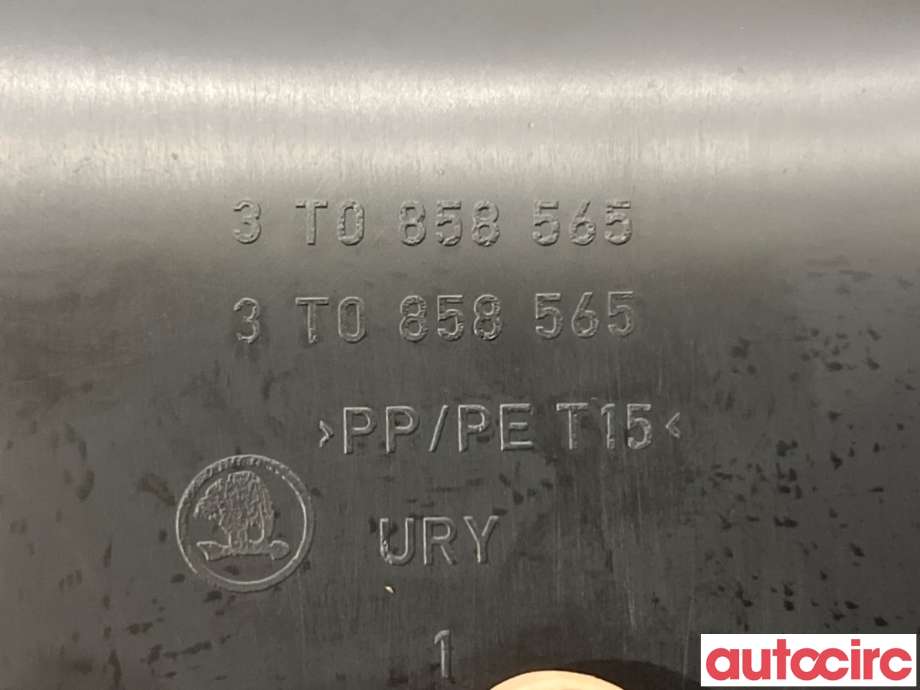 Ratt deksler til Škoda Superb 2008-2015 (Type II)  (SKODA|3T0858565|)