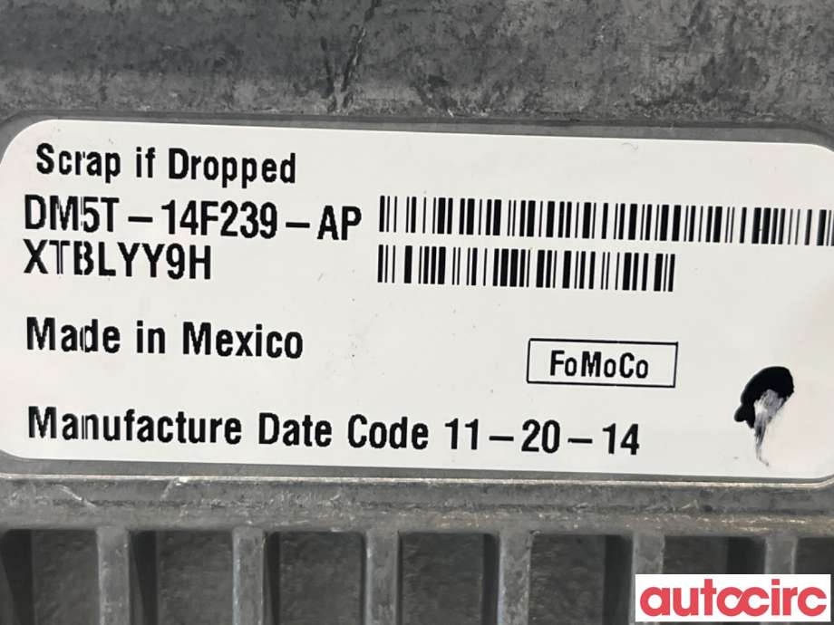 Multimedia display (MCU - Media Controller Unit) til Ford Focus 2014-2018 (Type III, Fase 2)  (FORD|5308097||DM5T-14F239-AP)