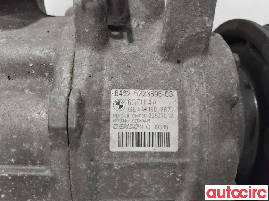 Aircondition kompressor til BMW 3-Serie 2012-2018 (F30/F31/F34) (F30/F31/F34) (BMW|64529330831|447150-2677|64529223695)