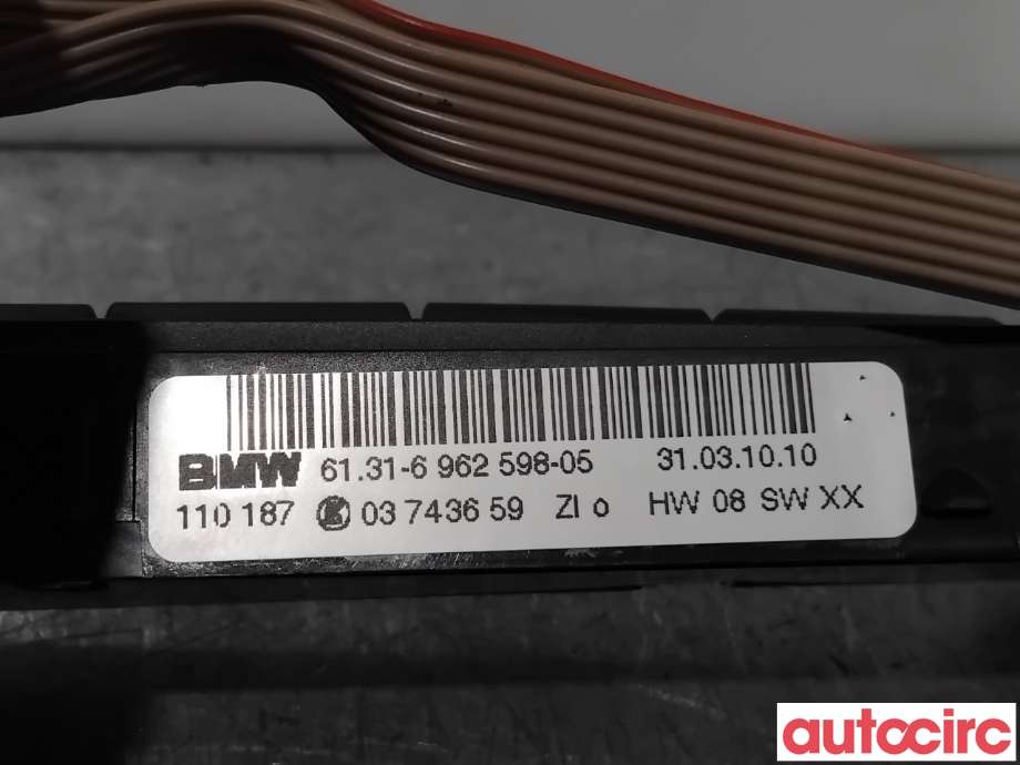 Bryter diverse til BMW 3-Serie 2005-2011 (E90/E91/E92/E93) (E90/E91/E92/E93) (BMW|61319123756|03743659|6131-6962598)