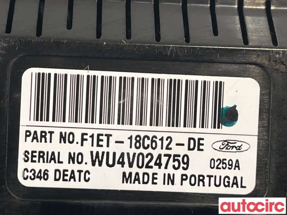 Varmeapparat betjening til Ford Focus 2014-2018 (Type III, Fase 2)  (FORD|2376689|)