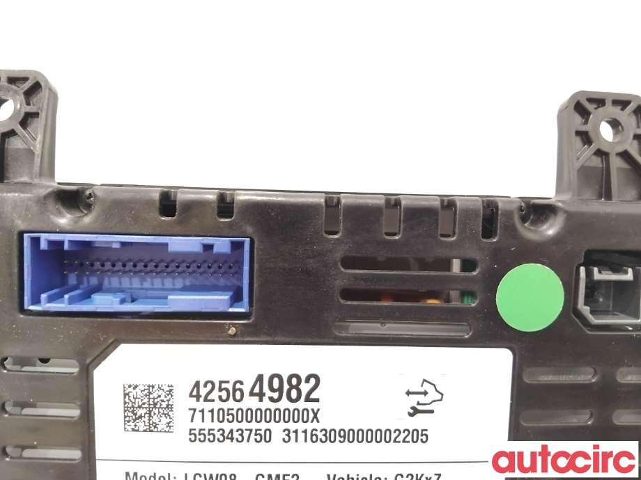Instrumentpanel til Opel Ampera-e 2017-->> (Type II)  (OPEL|52604870|LCW08-GME2|42605141)