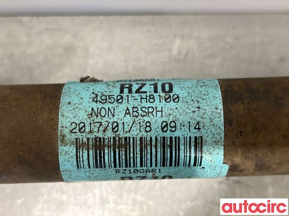 Drivaksel høyre foran til Kia Rio 2017-->> Type IV  (KIA|49501H8100||49501-H8100)