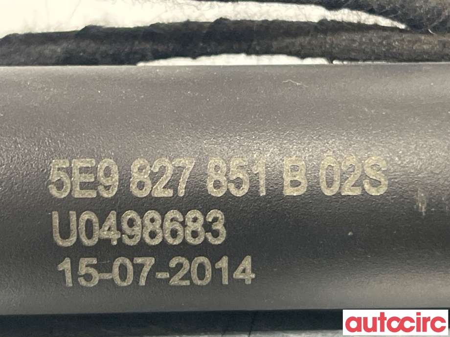 Baklukedemper til Škoda Octavia 2013-2016 (Type III, Fase 1)  (SKODA|5E9827851C|)