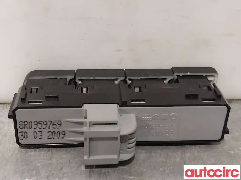 Bryterpanel førersete til Audi Q5 2008-2012 (Type I, Fase 1)  (AUDI|8R0959769|)