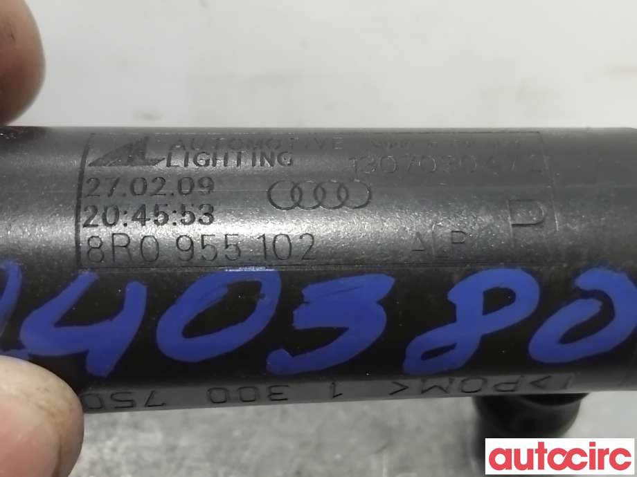Lyktespylerdyse til Audi Q5 2008-2012 (Type I, Fase 1) (AUDI|8R0955102|1307030472)