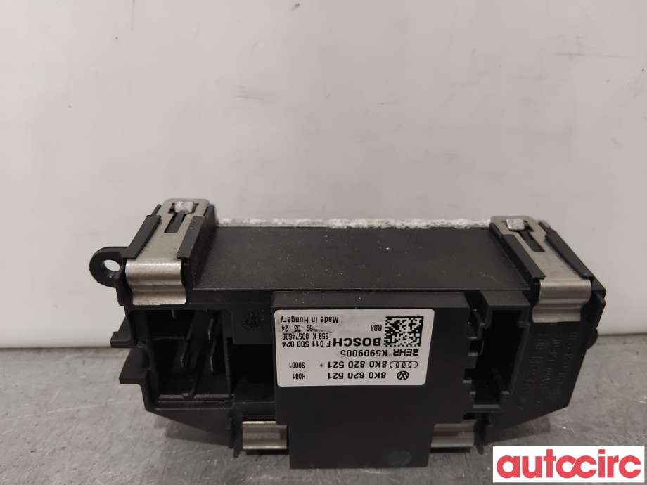 Varmeapparat motstand til Audi Q5 2008-2012 (Type I, Fase 1)  (AUDI|8K0820521B|F011500024|8K0820521)
