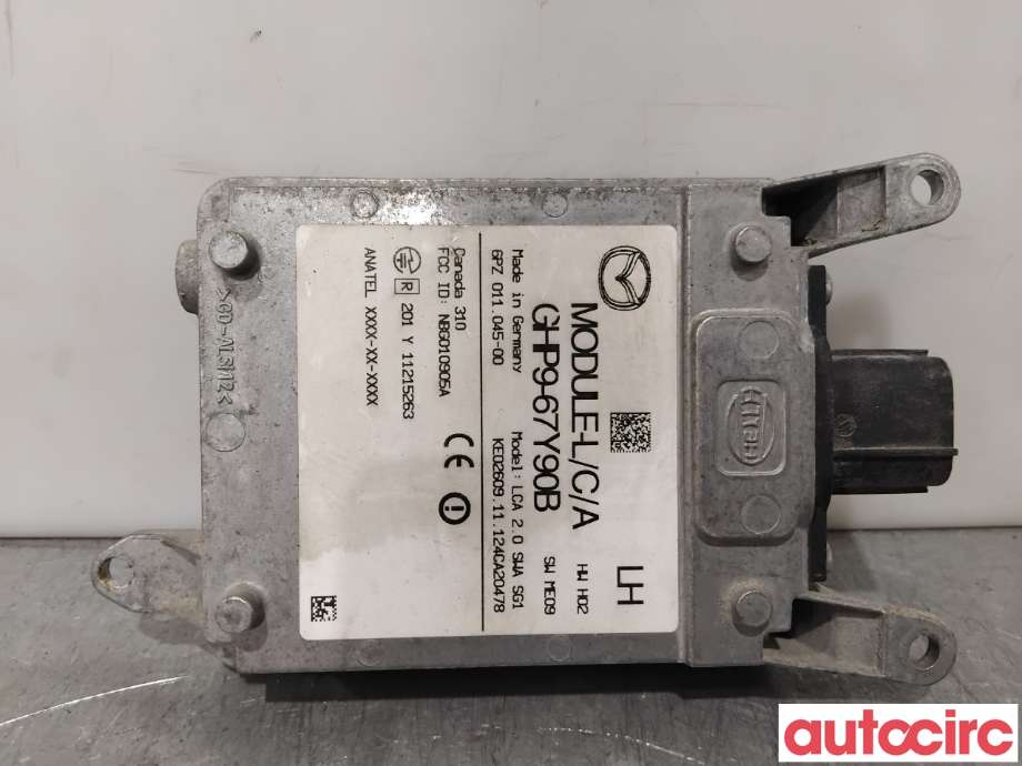 Sensor radar til Mazda 6 2013-2015 (Type III, Fase 1) (MAZDA|GHP9-67-Y90C|6PZ011045-00|GHP9-67Y90B)