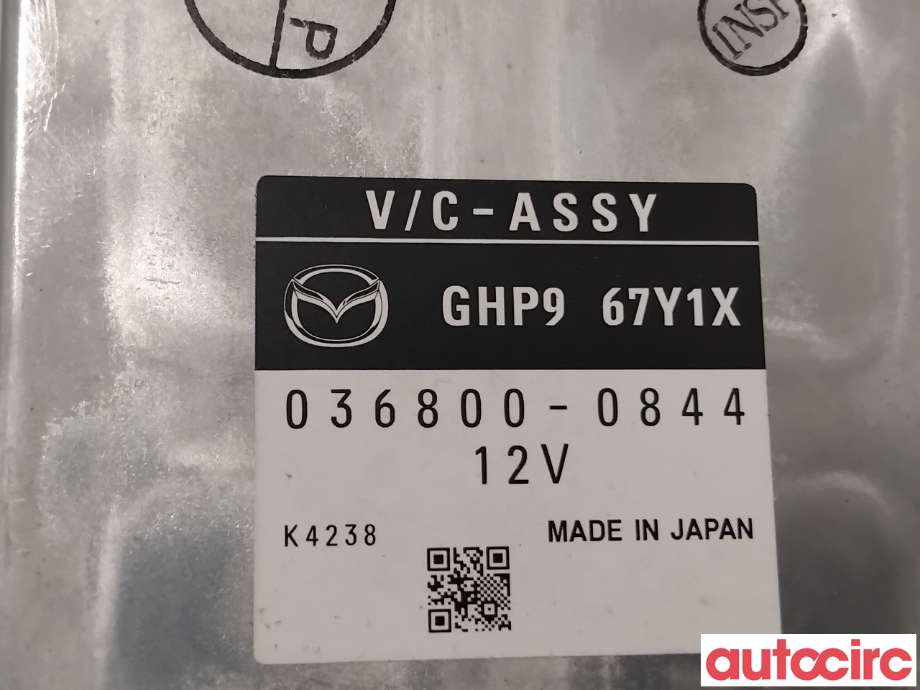 Styreenhet diverse til Mazda 6 2013-2015 (Type III, Fase 1)  (MAZDA|GHP9-67-Y1XK|036800-0844|GHP967Y1X)