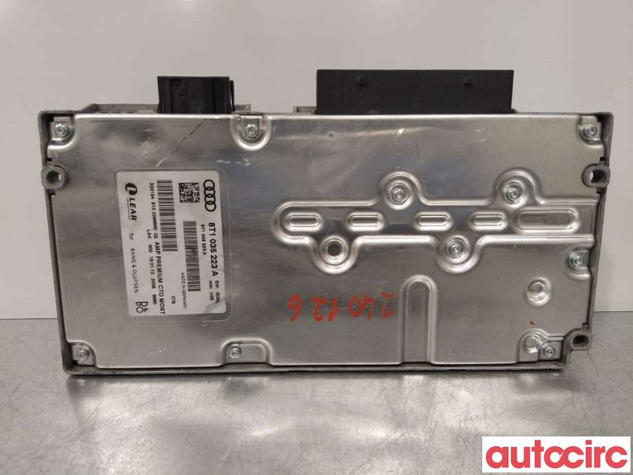 Bilstereo forsterker til Audi A4 2007-2014 (Type IV) (B8) (B8) (AUDI|8T1035223A|)