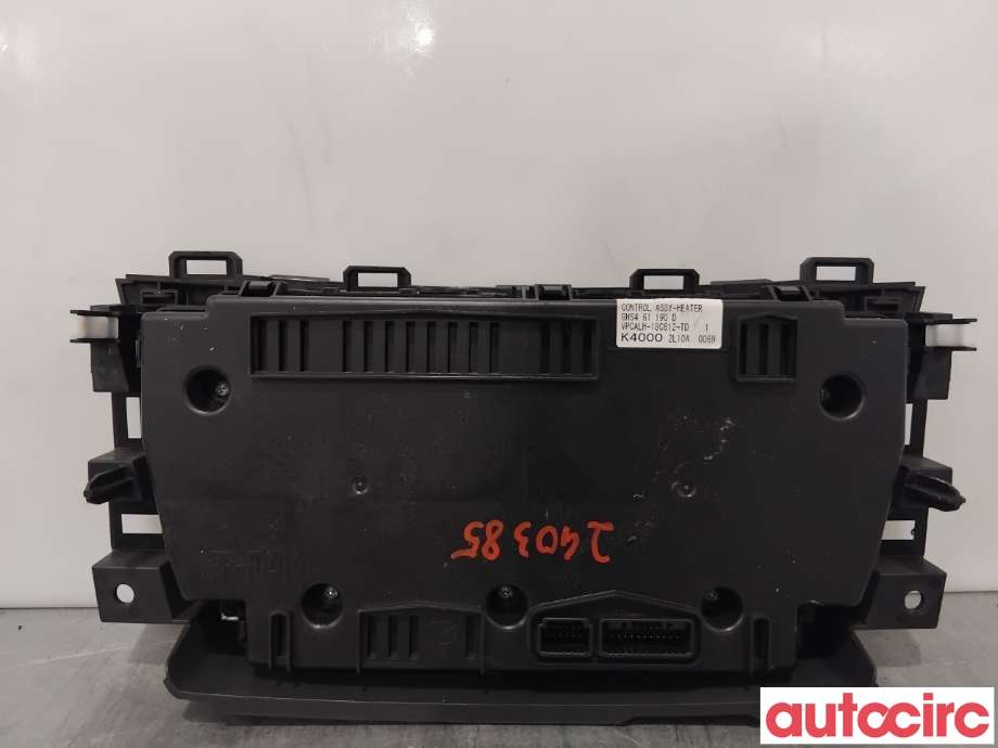 Varmeapparat betjening til Mazda 6 2013-2015 (Type III, Fase 1)  (MAZDA|GHS4-61-190K|VPCALH-18C612-TD|GHS461190D)