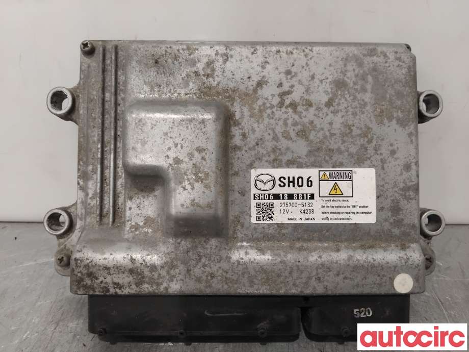 Styreenhet motor til Mazda 6, 2013-2015 (Type III, Fase 1)  (MAZDA|SHYJ-18-881B)