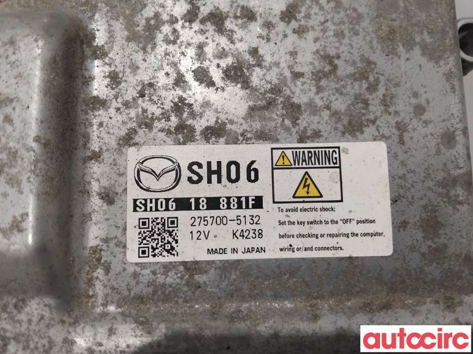 Styreenhet motor til Mazda 6 2013-2015 (Type III, Fase 1)  (MAZDA|SHYJ-18-881B|275700-5132|SH0618881F)