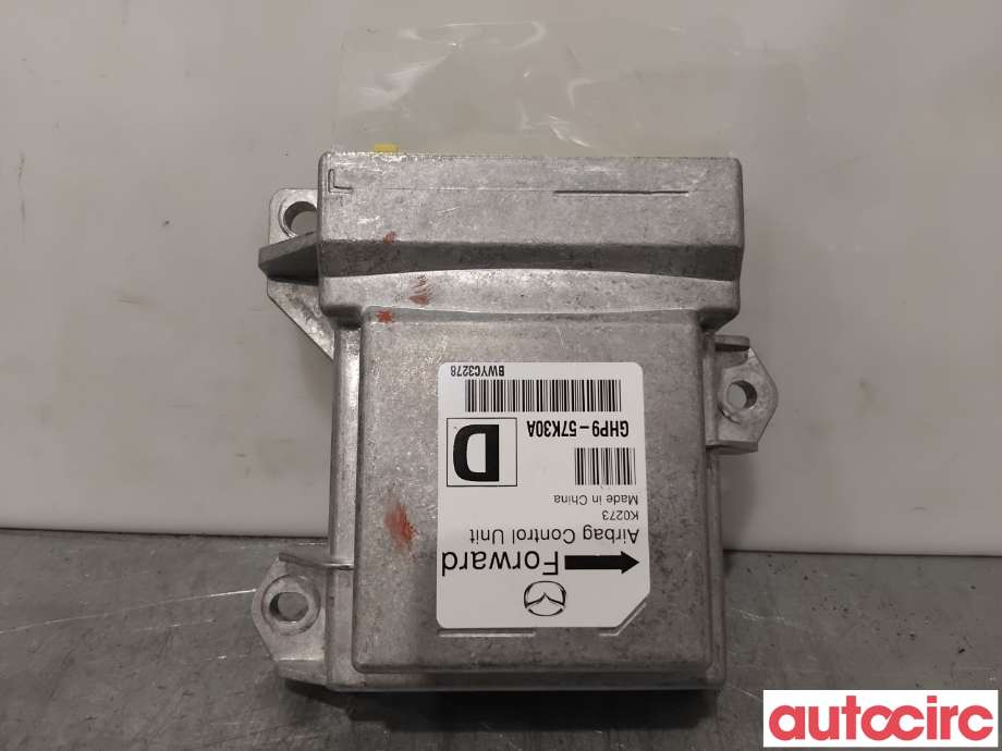 Airbag elektronikk til Mazda 6, 2013-2015 (Type III, Fase 1)  (MAZDA|GHP9-57-K30A)