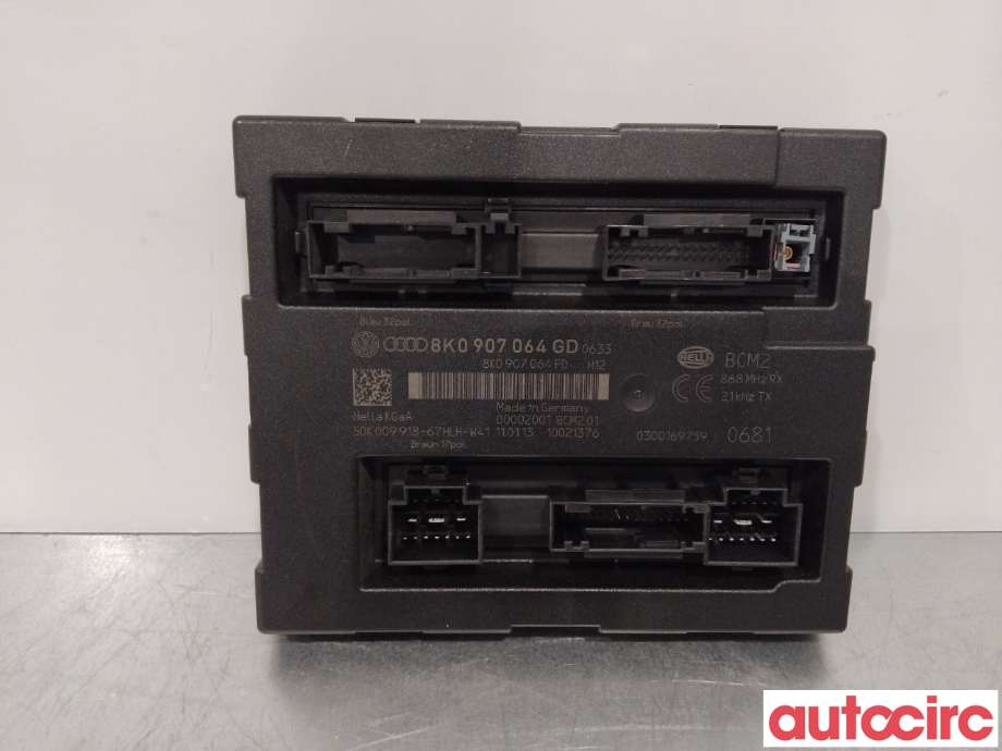 Styreenhet comfort (BCM) til Audi A4, 2007-2014 (Type IV) (B8) (B8) (AUDI|8K0907064HJ)