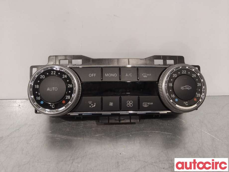 Varmeapparat betjening til Mercedes GLK 2008-2015 (X204) (X204) (MERCEDES|A2048305790|)