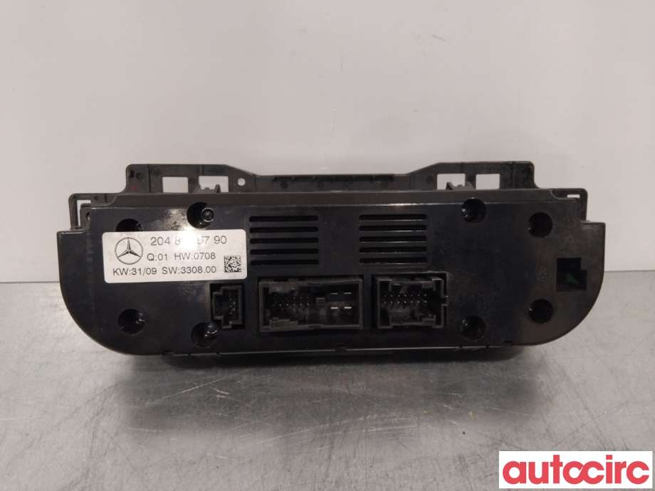 Varmeapparat betjening til Mercedes GLK 2008-2015 (X204) (X204) (MERCEDES|A2048305790|)
