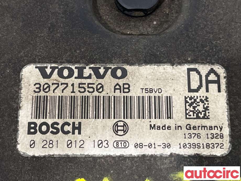 Styreenhet motor til Volvo XC90 2007-2014 (Type I, Fase 2)  (VOLVO|36002593|0281012103|30771550)
