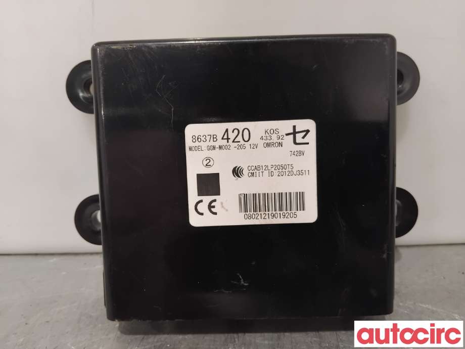 Styreenhet nøkkelfri/keyless til Mitsubishi Outlander, 2015-->> (Type III, Fase 2)  (MITSUBISHI|8637B420)