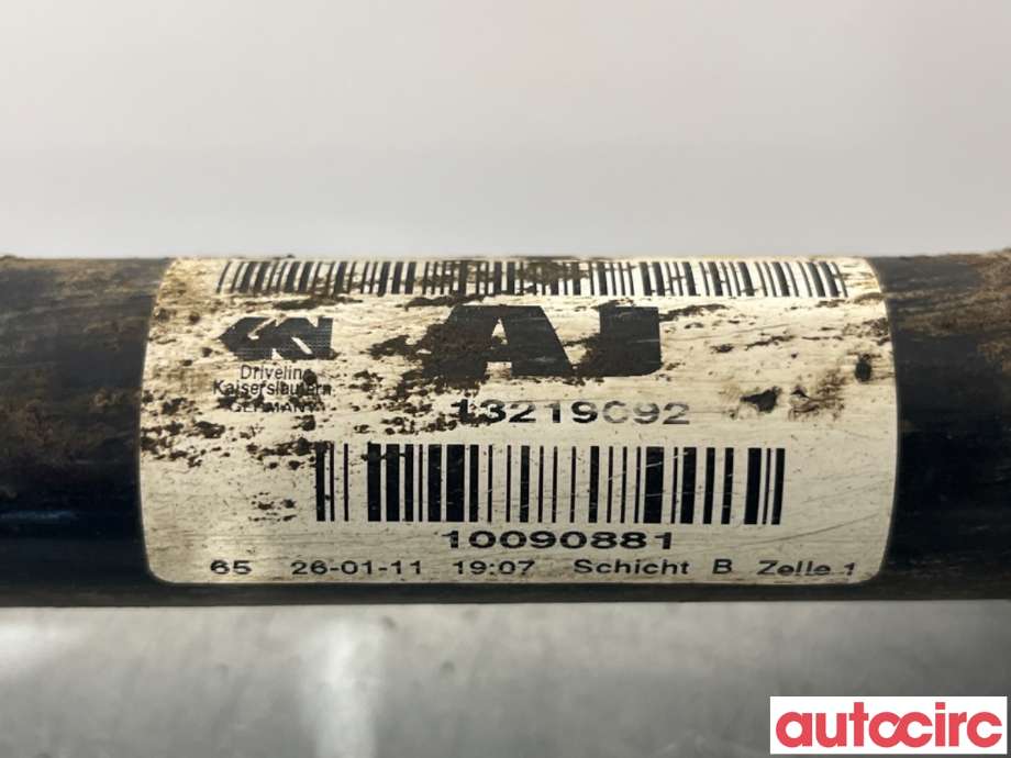 Drivaksel venstre foran til Opel Insignia A 2009-2014  (OPEL|93169644||13219092)