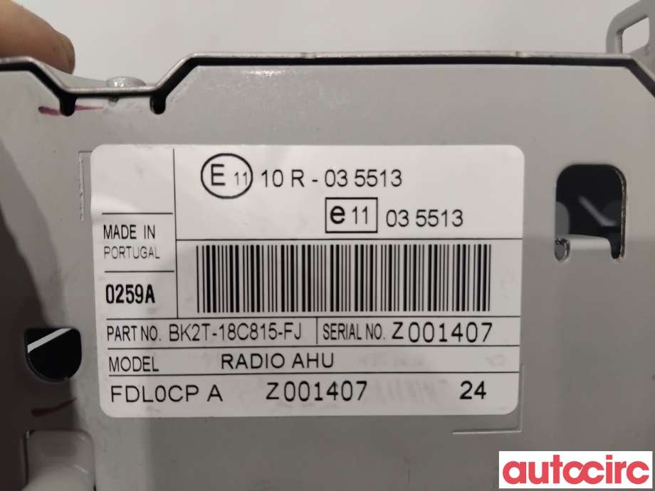 Bilstereo til Ford Transit 2014-->>  (FORD|1856711||BK2T-18C815-FJ)