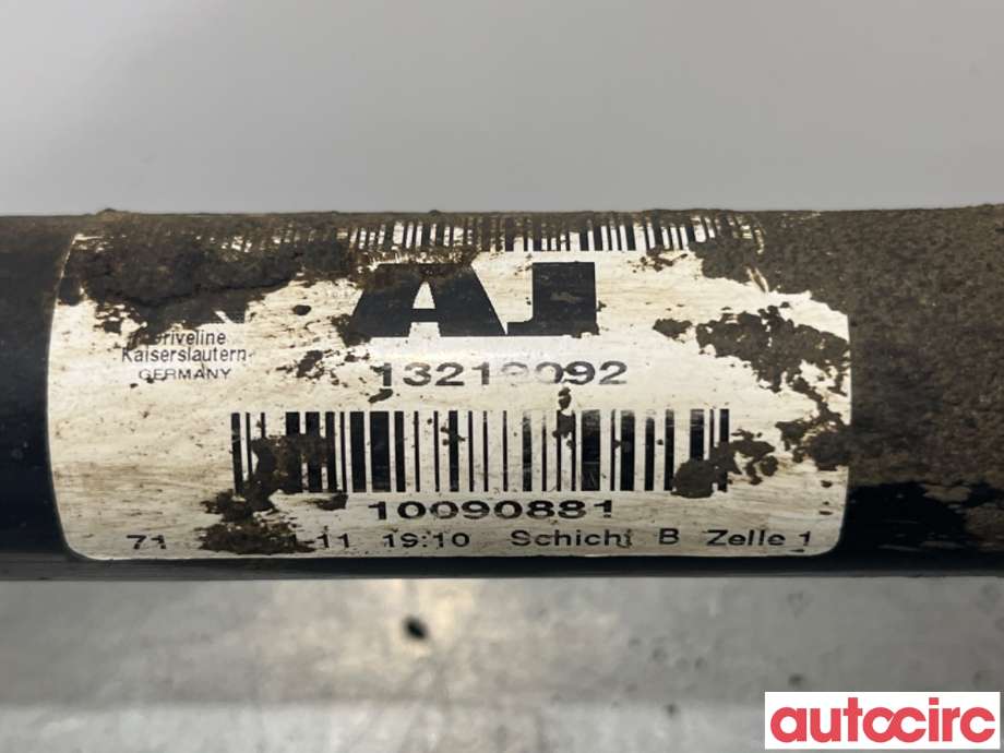 Drivaksel høyre foran til Opel Insignia A 2009-2014  (OPEL|93169644||13219092)