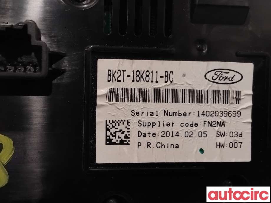 Bryter diverse til Ford Transit 2014-->>  (FORD|2190668||BK2T-18K811-BC)