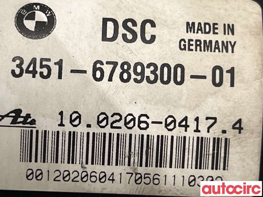 ABS sentral til BMW 1-Serie 2004-2011 (E81/E82/E87/E88) (E81/E82/E87/E88) (BMW|34512460468|100206-04174|6789301)