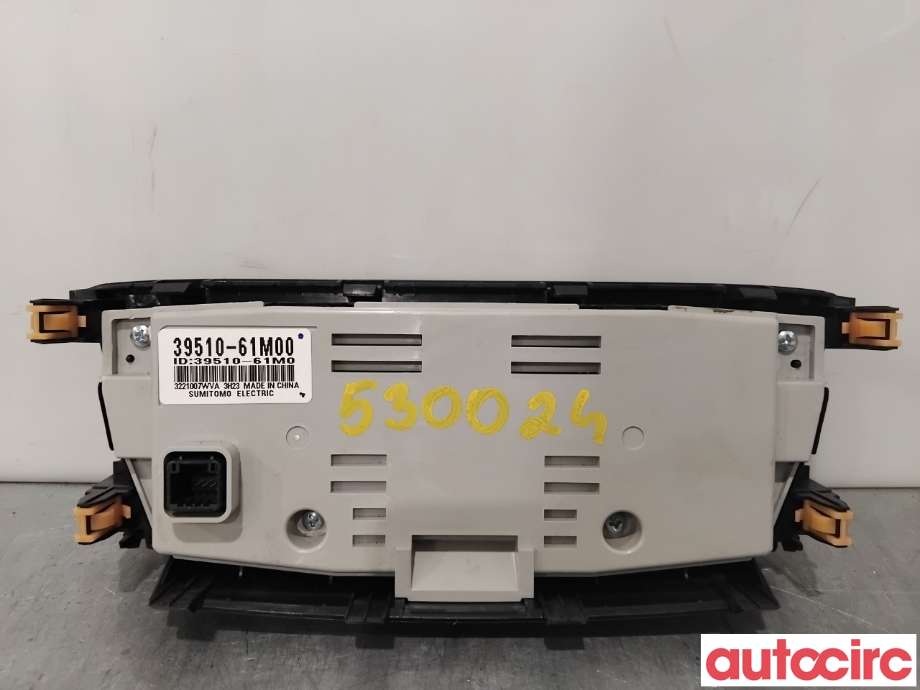 Varmeapparat betjening til Suzuki SX4 S-CROSS 2013-->> (Type II)  (SUZUKI|39510-61M10-BKZ||39510-61M00)