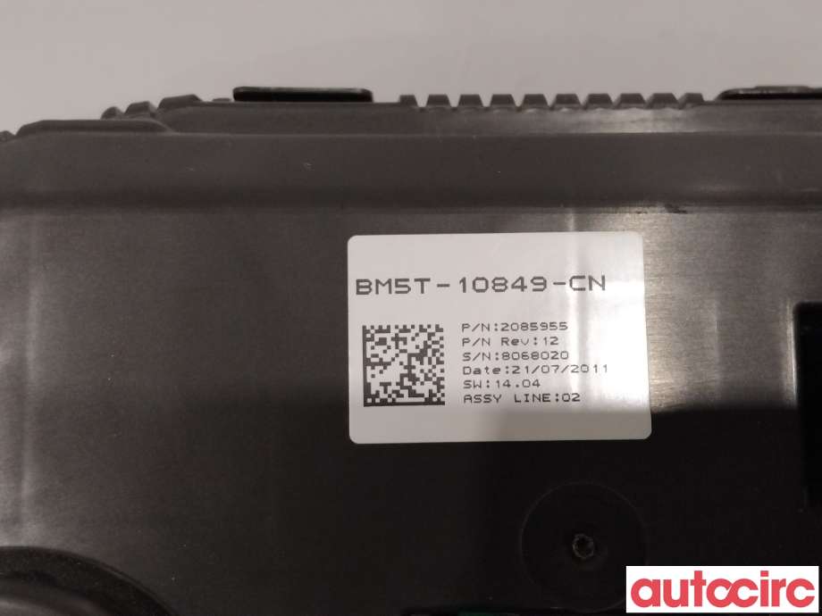 Instrumentpanel til Ford Focus 2011-2014 (Type III, Fase 1) (FORD|1879756|BM5T-10849-BCH|BM5T-10849-CL)