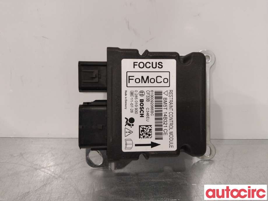 Airbag elektronikk til Ford Focus 2011-2014 (Type III, Fase 1)  (FORD|1767129||CM5T-14B321-CA)