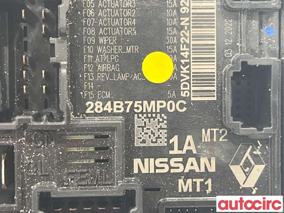 Sikringsboks til Nissan Ariya 2022-->> (NISSAN|284B75MP0C)