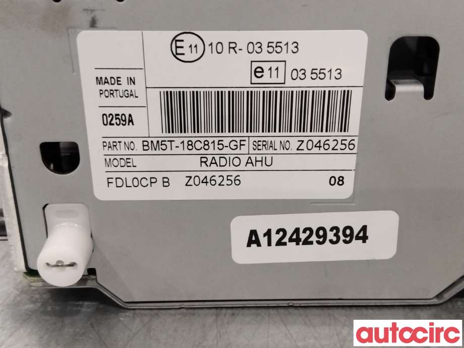 Bilstereo til Ford Focus 2011-2014 (Type III, Fase 1)  (FORD|2277319||BM5T-18C815-GF)