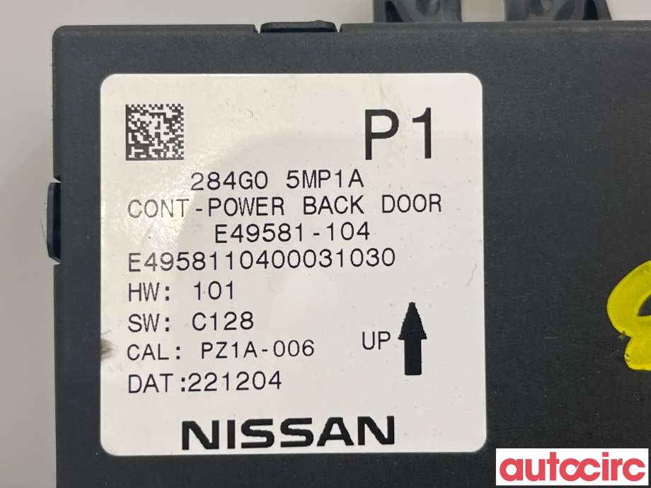 Styreenhet elektrisk bakluke til Nissan Ariya 2022-->>  (NISSAN|284G05MP1A)