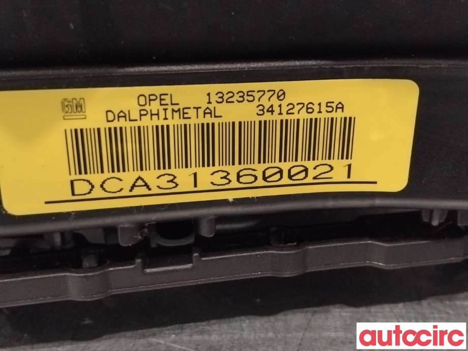 Airbag rattpute til Opel Corsa D 2006-2014  (OPEL|13235770|)