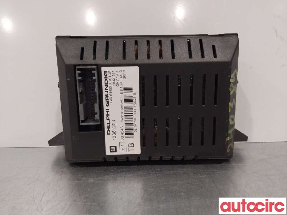 Multimedia display (MCU - Media Controller Unit) til Opel Corsa D 2006-2014  (OPEL|13381203|13452421|)