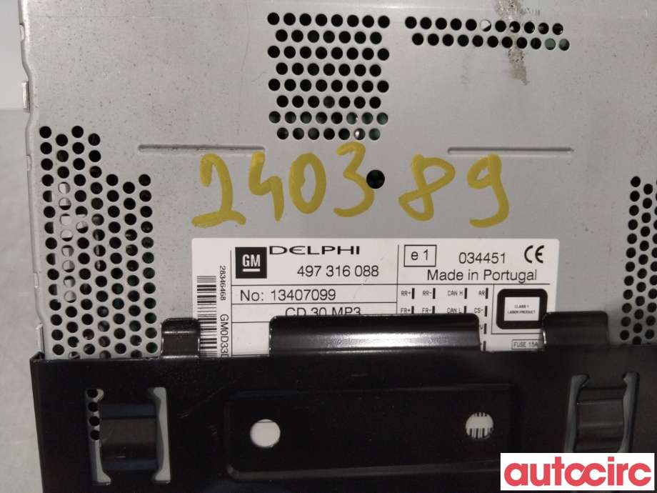 Bilstereo til Opel Corsa D 2006-2014 (OPEL|13407099|13466748|)