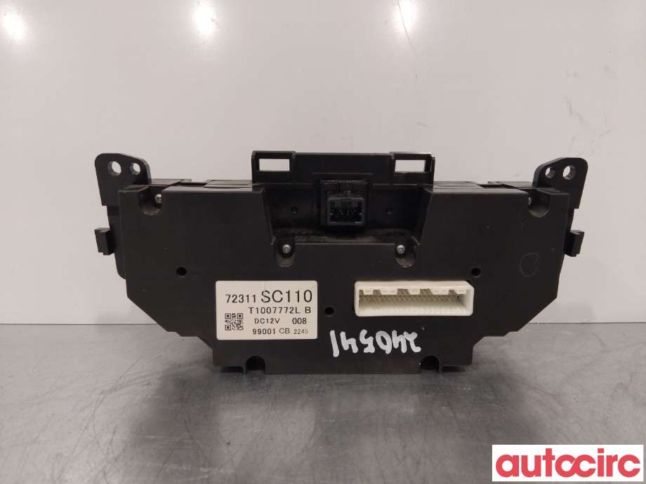 Varmeapparat betjening til Subaru Impreza 2008-2012 (Type III)  (SUBARU|72311SC110|)